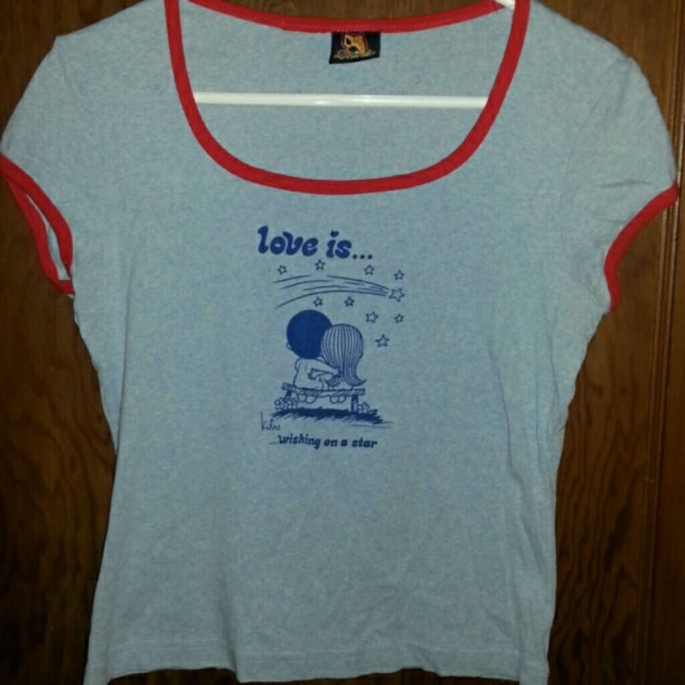 ISO! NOT selling! Love Is...Ringer Tee
